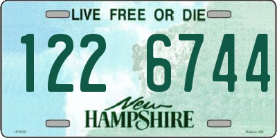 NH license plate 1226744