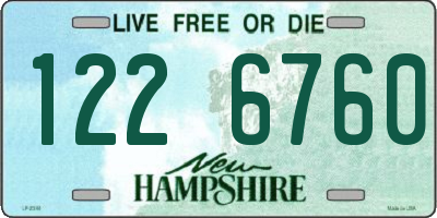 NH license plate 1226760