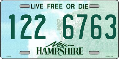 NH license plate 1226763