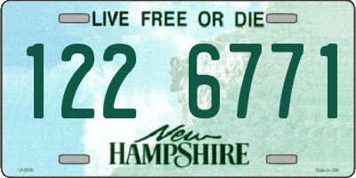 NH license plate 1226771