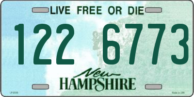 NH license plate 1226773