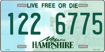 NH license plate 1226775