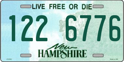 NH license plate 1226776