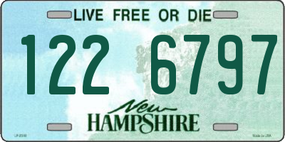 NH license plate 1226797