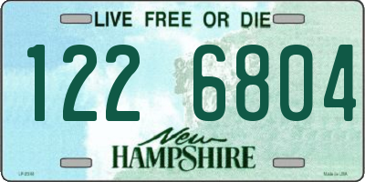 NH license plate 1226804