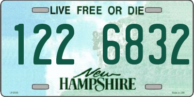 NH license plate 1226832