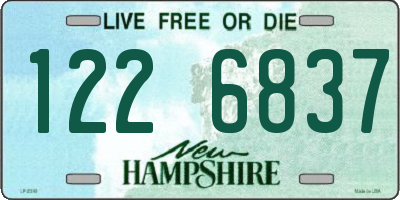 NH license plate 1226837