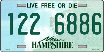 NH license plate 1226886
