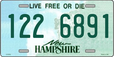 NH license plate 1226891