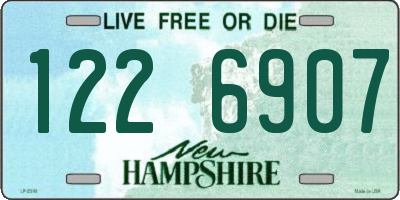 NH license plate 1226907