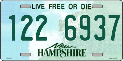 NH license plate 1226937