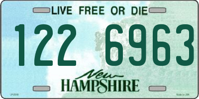 NH license plate 1226963