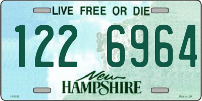 NH license plate 1226964