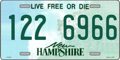 NH license plate 1226966