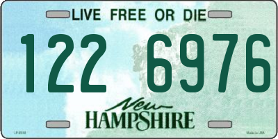 NH license plate 1226976