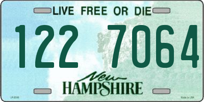 NH license plate 1227064