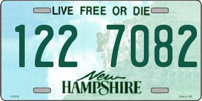 NH license plate 1227082