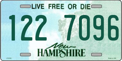 NH license plate 1227096