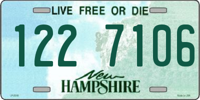NH license plate 1227106