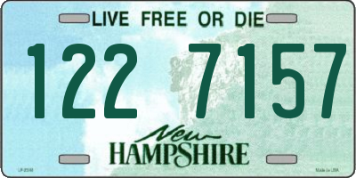 NH license plate 1227157