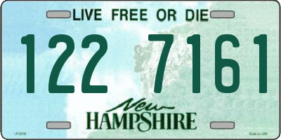 NH license plate 1227161