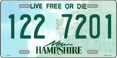 NH license plate 1227201