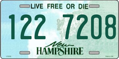 NH license plate 1227208
