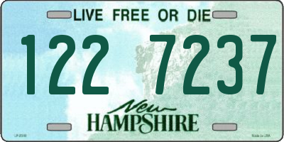 NH license plate 1227237