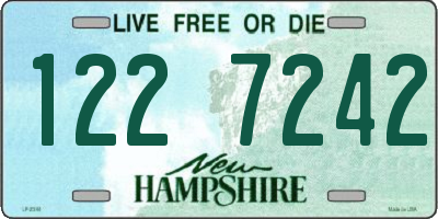 NH license plate 1227242