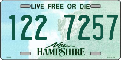 NH license plate 1227257
