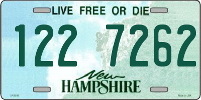 NH license plate 1227262