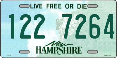 NH license plate 1227264
