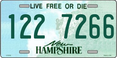 NH license plate 1227266