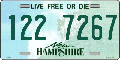 NH license plate 1227267