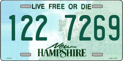 NH license plate 1227269