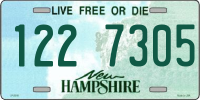 NH license plate 1227305