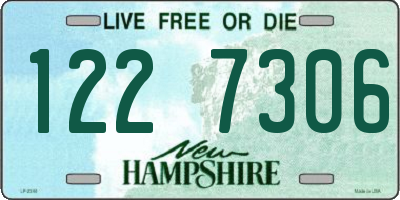 NH license plate 1227306