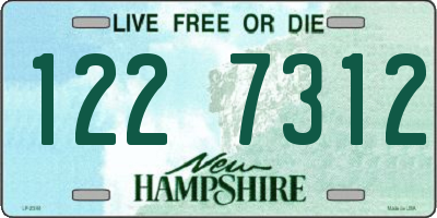 NH license plate 1227312