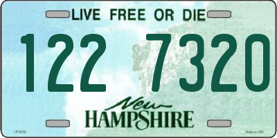 NH license plate 1227320