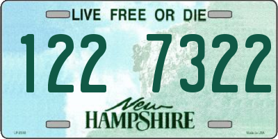NH license plate 1227322