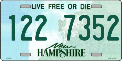 NH license plate 1227352