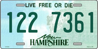NH license plate 1227361
