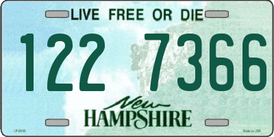 NH license plate 1227366