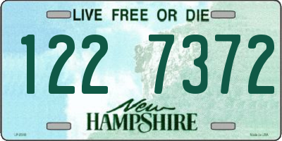 NH license plate 1227372