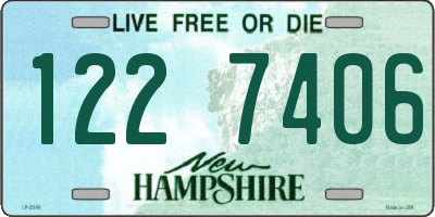 NH license plate 1227406