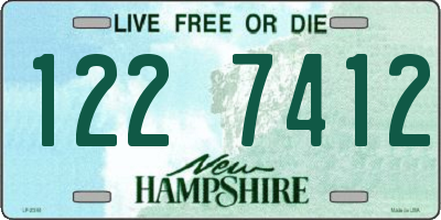 NH license plate 1227412