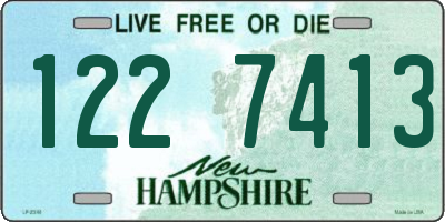 NH license plate 1227413