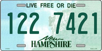 NH license plate 1227421