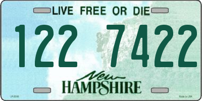 NH license plate 1227422