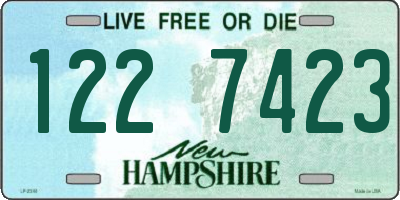 NH license plate 1227423